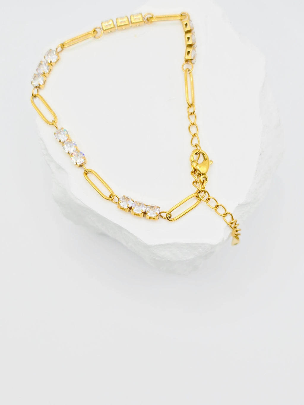 Luxe Crystal Link Bracelet