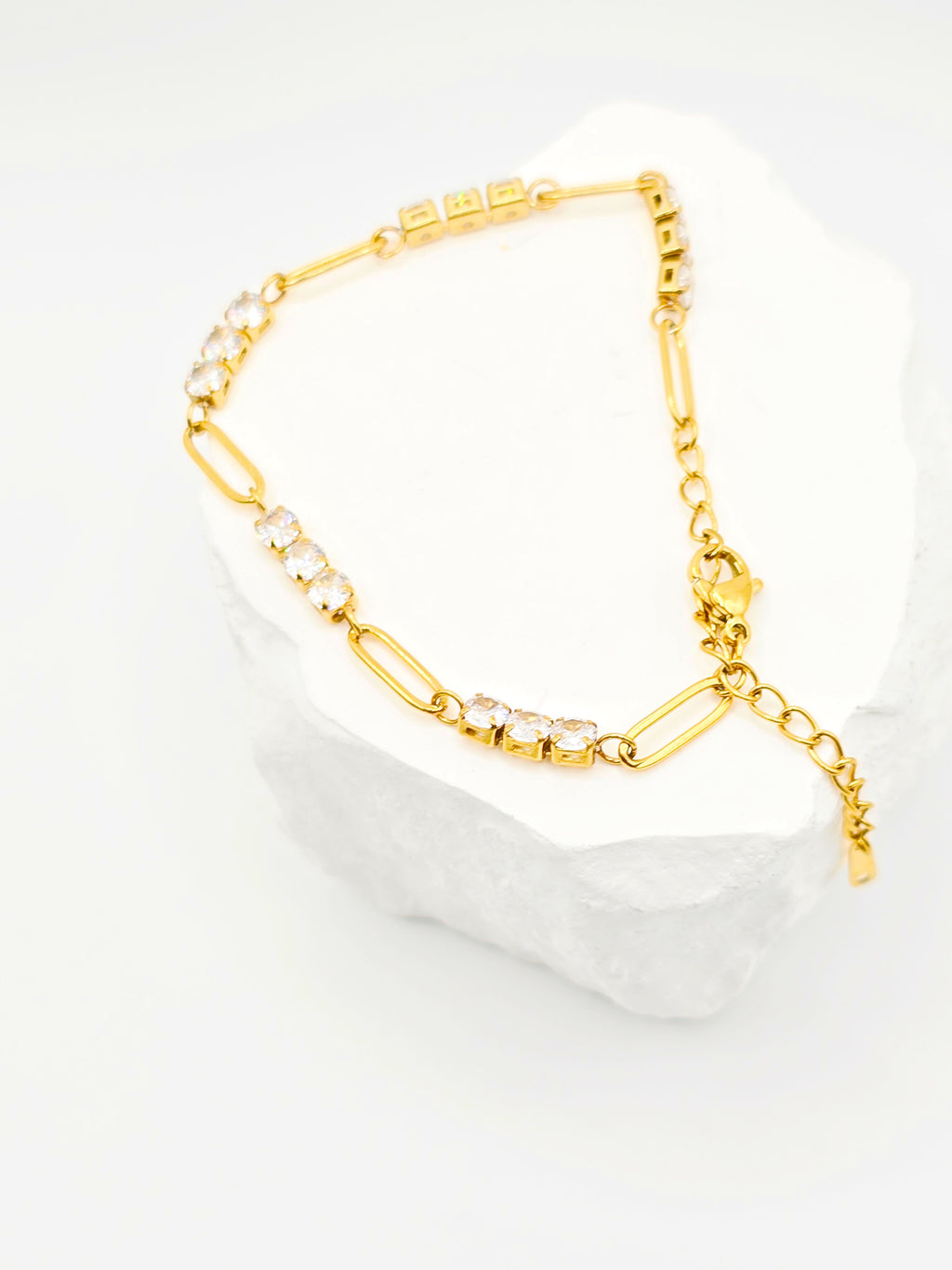 Luxe Crystal Link Bracelet