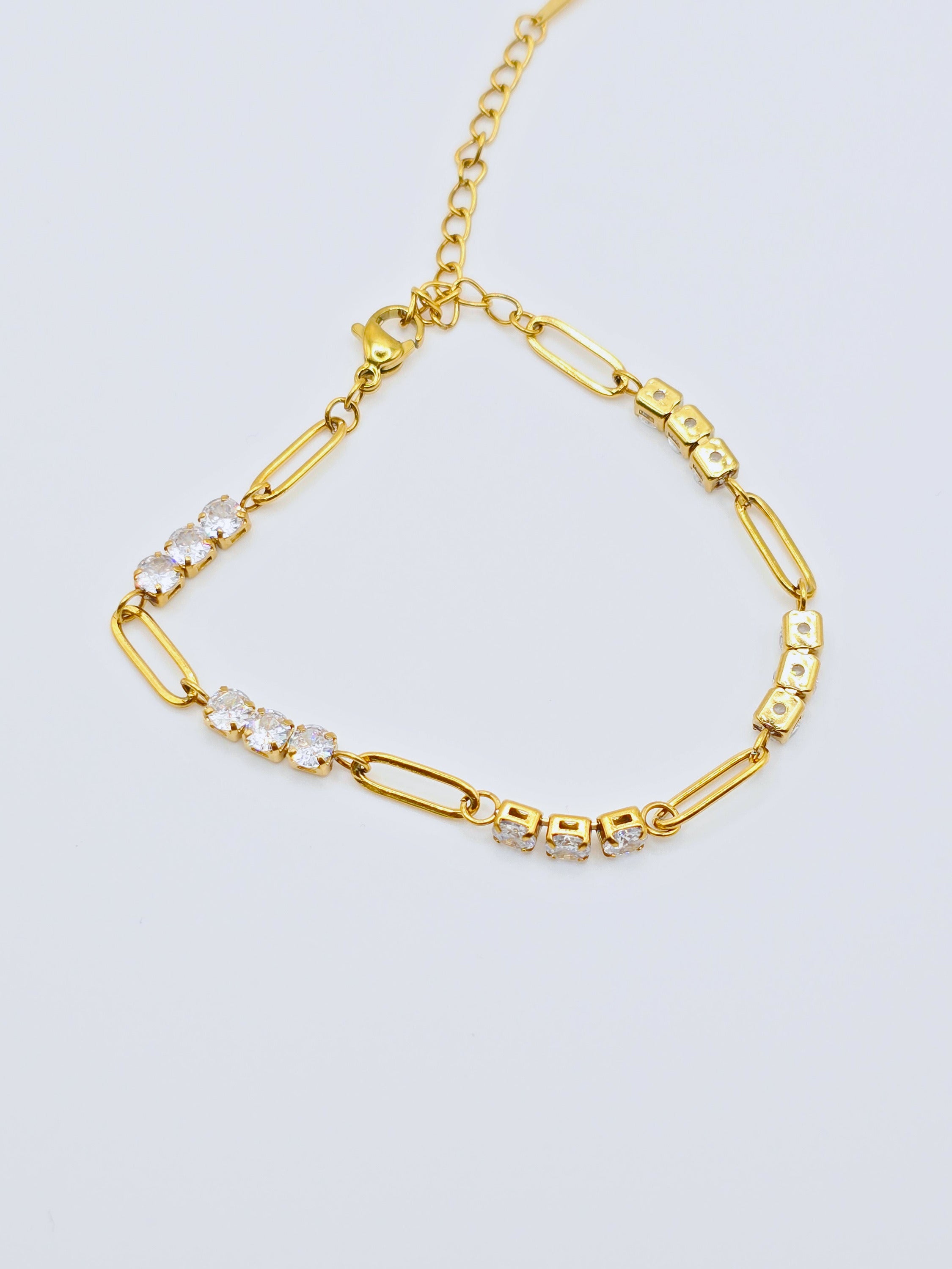 Luxe Crystal Link Bracelet